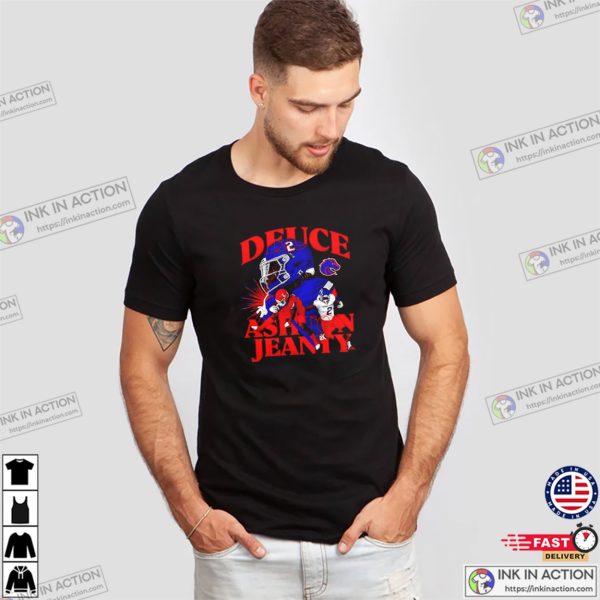 DEUCE Ashton Jeanty Boise Football Graphic T-shirt