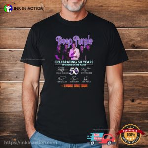 Deep Purple 1 More Time Tour Signature Shirt