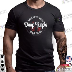 Deep Purple Smoke On The Water Fire In Sky Shirt