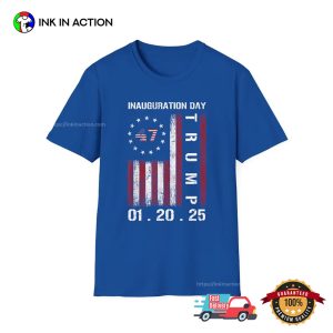 Donald Trump Inauguration Day 2025 USA Flag T Shirt 2