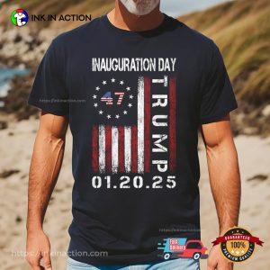 Donald Trump Inauguration Day USA Flag 2025 Shirt