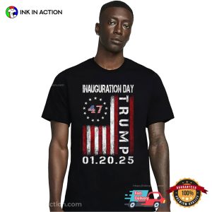Donald Trump Inauguration Day USA Flag 2025 Shirt