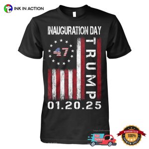 Donald Trump Inauguration Day USA Flag 2025 Shirt 3