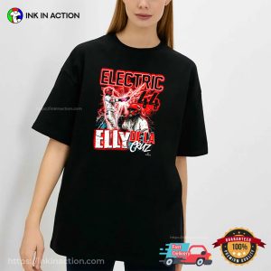 Electric 44 Monster Elly De La Cruz Cincinnati Baseball Shirt 3