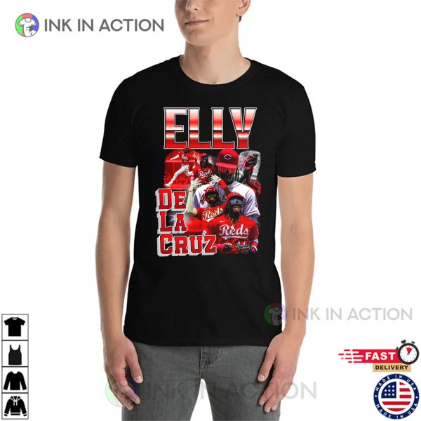 Elly De La Cruz Cincinnati Reds Baseball Graphic Tee