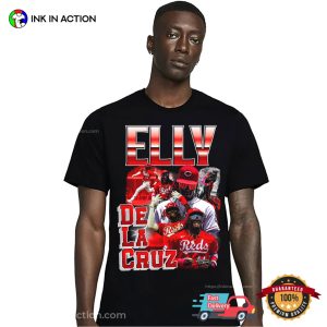 Elly De La Cruz Cincinnati Reds Baseball Graphic Tee 3