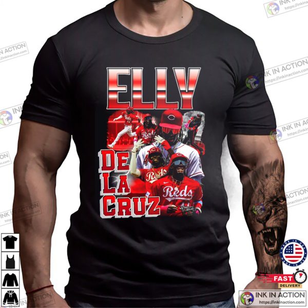 Elly De La Cruz Cincinnati Reds Baseball Graphic Tee