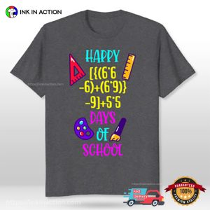 Happy 100 Days Of School Math T-Shirt