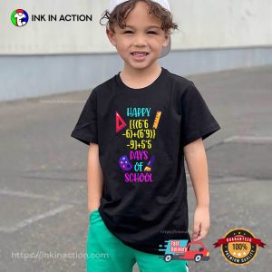 Happy 100 Days Of School Math T-Shirt