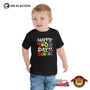 Happy 100th Day Of School Teacher Student T shirt 2