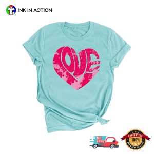 Heart Love Valentine's Day Comfort Colors T shirt 2