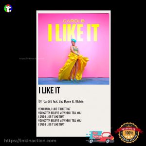 I Like It Album Cover By Cardi B Poster