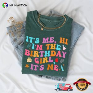 I'm The Birthday Girl Colorful Birthday Girl Comfort Colors Shirt 3