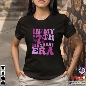 In My 7th Birthday Era Kids Birthday Tee