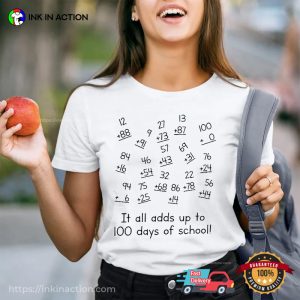It All Adds Up To 100 Days Of School Unisex T-shirt It All Adds Up To 100 Days Of School Unisex T-shirt