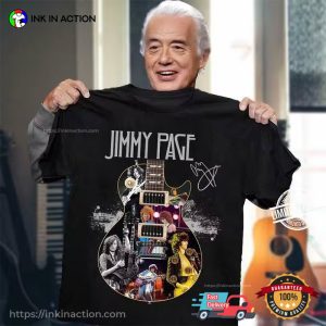 Jimmy Page Guitarist Signature T-shirt