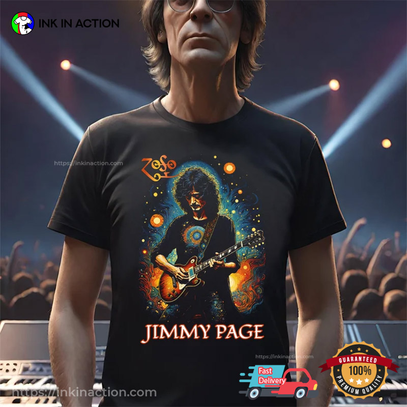 Jimmy Page Classic Rock Shirt Jimmy Page Classic Rock Shirt