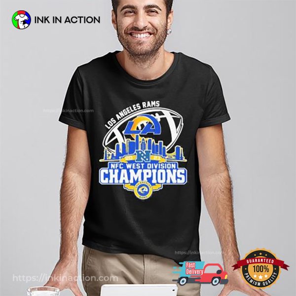 Los Angeles Rams 2021 NFC West Division Champions Los Angeles City T-shirt