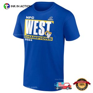 Los Angeles Rams 2024 NFC West Division Champions T-Shirt