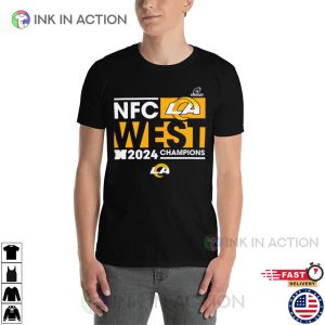 Los Angeles Rams NFC West 2024 Champions T-shirt