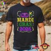 Mardi Gras 2025 Mask Beads New Orleans Festival Shirt