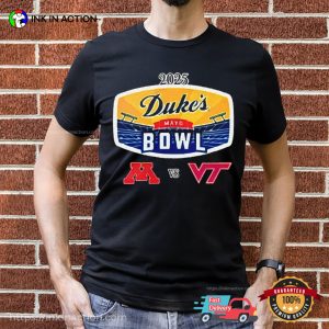 Minnesota Vs Virginia Tech 2025 Dukes Mayo Bowl T-Shirt