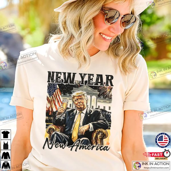 New Year Trump 2025 Funny Political T-shirt