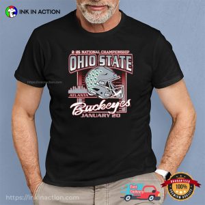 Ohio State Buckeyes Red 2025 National Championship Bound T-Shirt