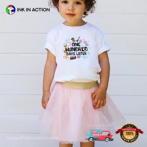One Hundred Days Later Funny School Joke T-shirt