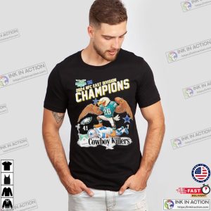 Philadelphia Eagles 2024 Cowboy Killers NFC East Division Champions T-Shirt