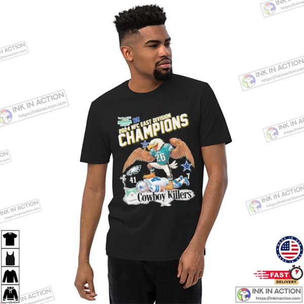 Philadelphia Eagles 2024 Cowboy Killers NFC East Division Champions T-Shirt