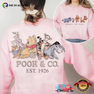 Retro Style Winnie The Pooh Day Pooh And Co 2 Side Shirt