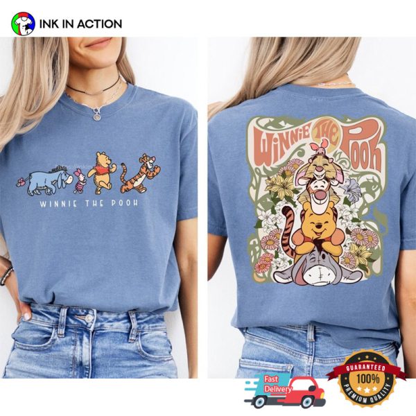 Retro Winnie The Pooh Day Comfort Color Tee