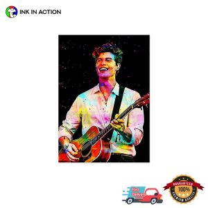 Shawn Mendes Colors Art Poster