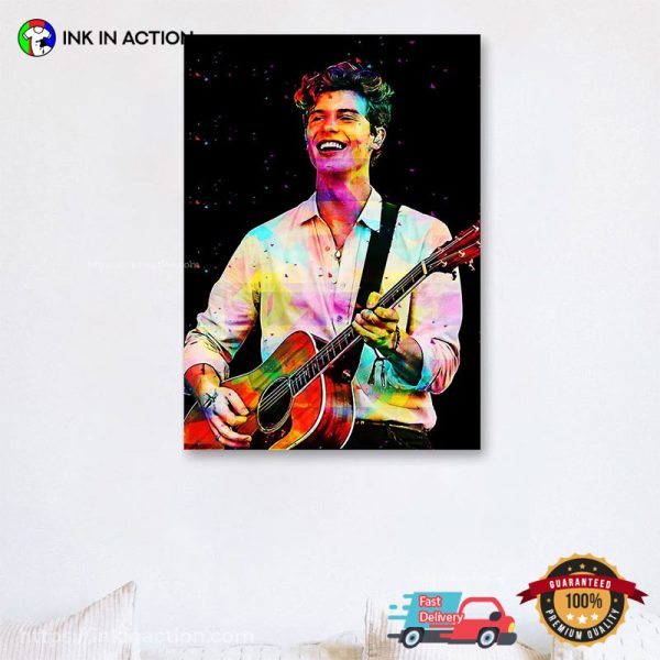 Shawn Mendes Colors Art Poster