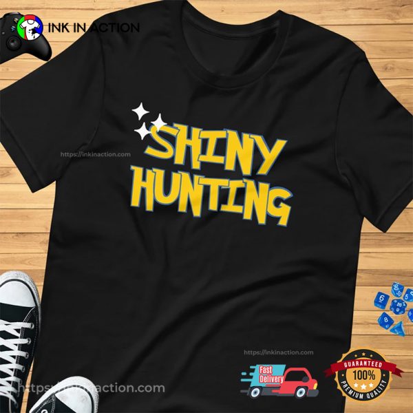 Shiny Hunting Pokemon Japanese Anime Shirt