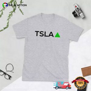 TSLA Tesla Stock Up T shirt 2