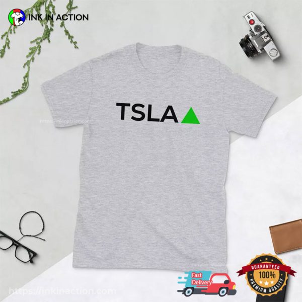 TSLA Tesla Stock Up T-shirt