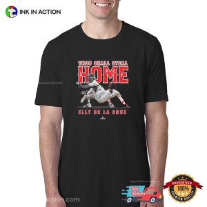 Thou Shall Steal Home Elly De La Cruz Cincinnati MLBPA Shirt