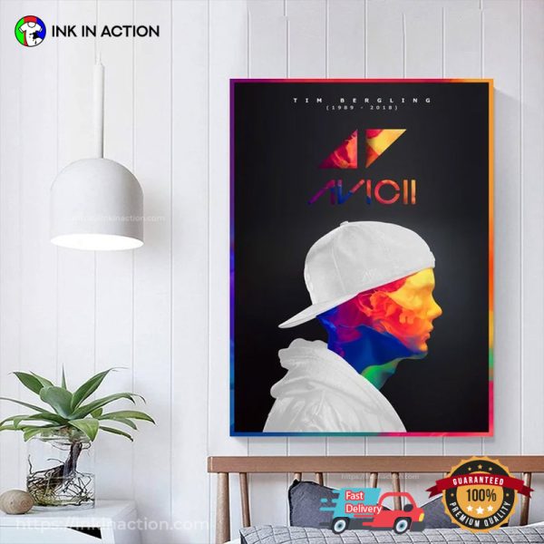 Tim Bergling Avicii Music Poster