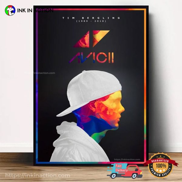 Tim Bergling Avicii Music Poster