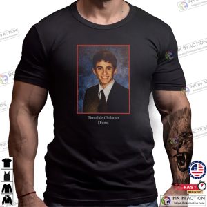 Timothee Chalamet Yearbook 90s T-shirt