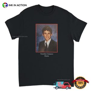 Timothee Chalamet Yearbook 90s T-shirt