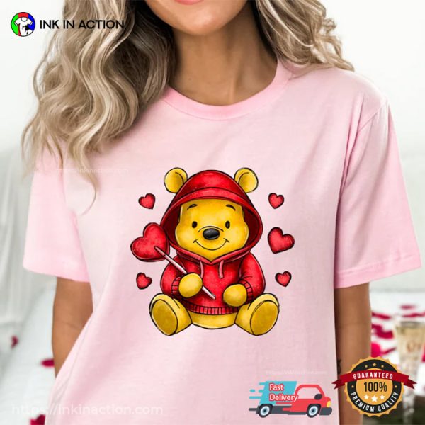 Valentine’s Day Disney Winnie The Pooh Unisex T-shirt