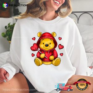 Valentine's Day Disney Winnie The Pooh Unisex T shirt 3