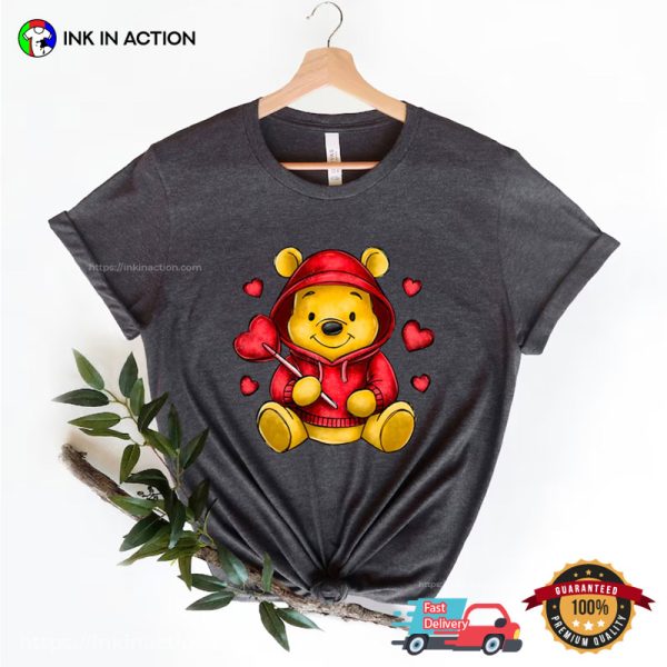 Valentine’s Day Disney Winnie The Pooh Unisex T-shirt