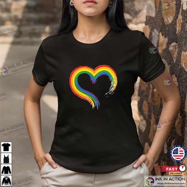 Valentine’s Day LGBT Heart T-shirt