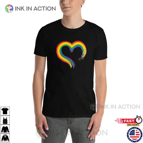 Valentine’s Day LGBT Heart T-shirt