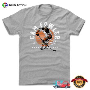 Vintage Cam Fowler 4 Anaheim Hockey T shirt 2