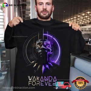 Wakanda Forever T'Challa Chadwick Boseman Graphic T shirt 3